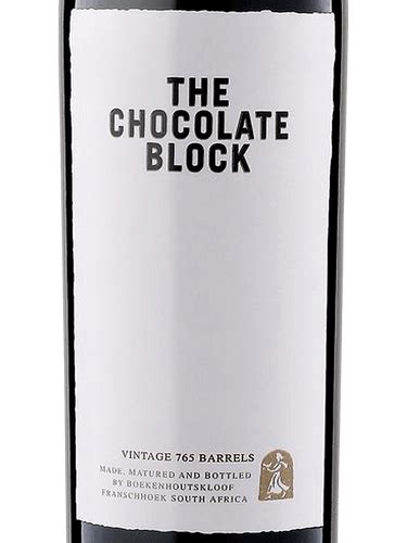 Boekenhoutskloof The Chocolate Block |Vivino Australia