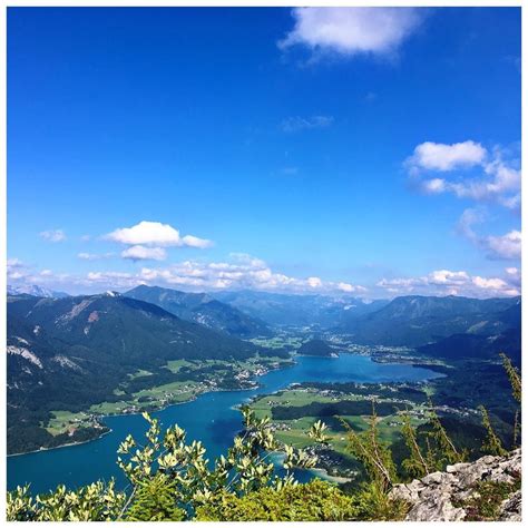 😎 #wolfgangsee view from my way up to #zwölferhorn 😍⛰ . #zwölferhorn #wolfgangsee # ...