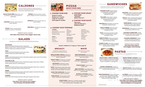 DeFelice Bros® Pizza - Follansbee menu in Follansbee, West Virginia, USA