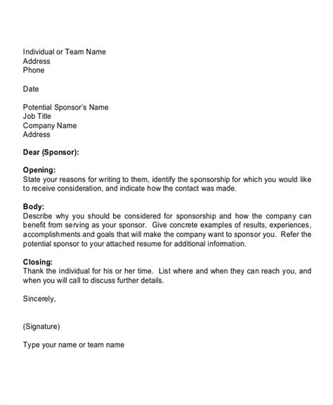 sponsorship letter for sports team Why Is Sponsorship Letter For Sports Team So Famous ...