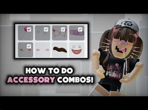 How To Wear 2 Or More FACE ACCESSORIES On Roblox! Combos / Roblox Mobile - YouTube