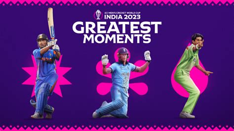 The Greatest Moment in Men's Cricket World Cup history revealed