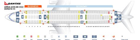 Seat Map and Seating Chart Airbus A330-200