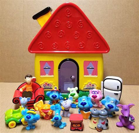 Blue's Clues House Playset Mattel with 16 Figures Toys | #1874666618