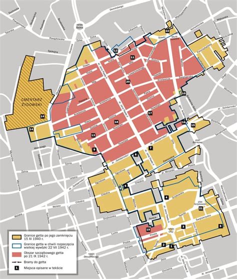 Map of the Warsaw ghetto (1940-1943) : r/europe