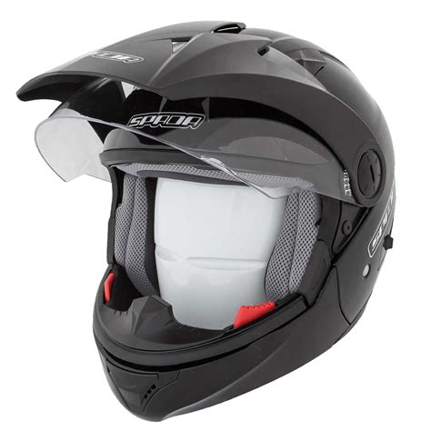 SPADA DUO DUAL SPORT MOTORCYCLE MOTOCROSS MOTORBIKE SUN VISOR MODULAR HELMET | eBay