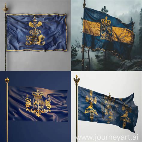 Swedish Empire Flag Historical Symbol of National Identity | Midjourney ...