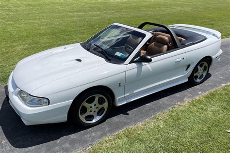 6k-Mile 1996 Ford Mustang SVT Cobra Convertible for sale on BaT ...