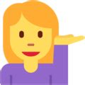 💁‍♀️ woman tipping hand emoji meaning, info, stats - EmojiKitchen