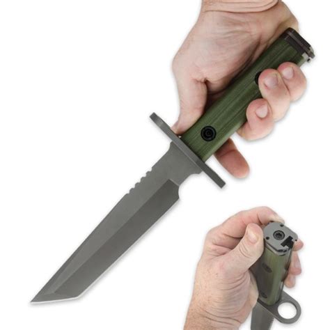 Heavy Duty Military M4 Bayonet With Drop Leg Sheath | CHKadels.com | Survival & Camping Gear