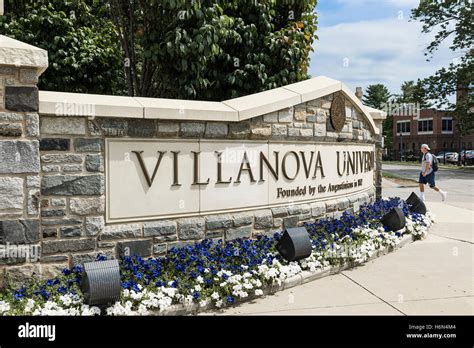 Villanova University campus, Villanova, Pennsylvania, USA Stock Photo ...