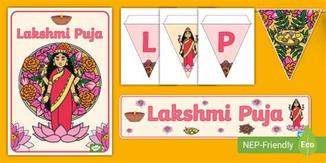 Lakshmi Puja Decoration Pack - Lakshmi Puja | Twinkl