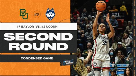 UConn vs. Baylor - Second Round NCAA Tournament extended highlights ...