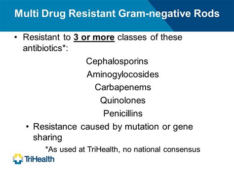 Antibiotic coverage for gram negative rods