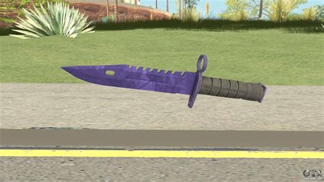 CS:GO M9 Bayonet (Doppler Sapphire) for GTA San Andreas