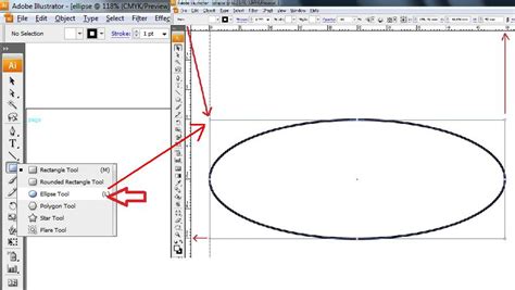 Ellipse tools Illustrator - ARUSHA-DESAIN