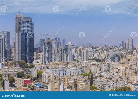 Tel Aviv and Ramat Gan Skyline, at Day, Israel Stock Photo - Image of ...