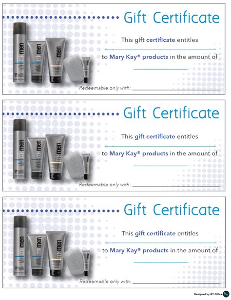 Mary Kay® Gift Certificates - QT Office® Blog - Free Mary Kay ...