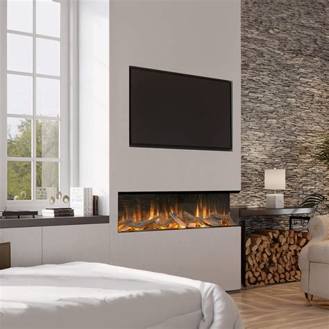 Evonic Fires Volante 1500 Real British Log Remote and App Controlled Electric Fire