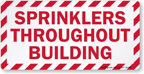 Fire Sprinkler Signs | Custom Fire Sprinkler Signs