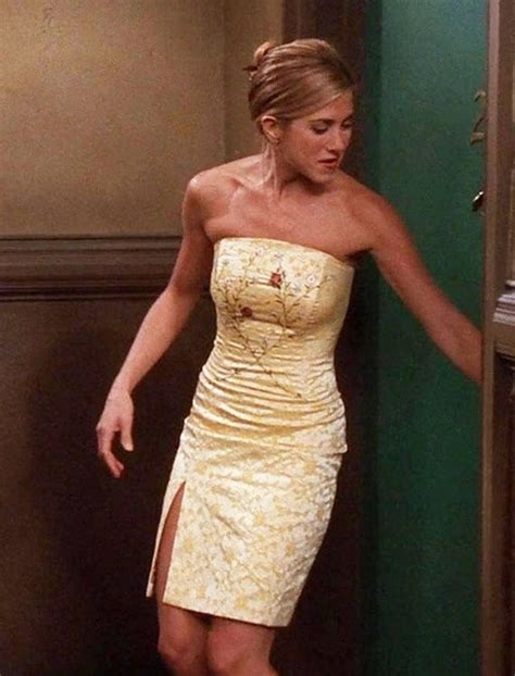 Yellow Strapless dress Rachel wore Friends | Dresses Images 2024