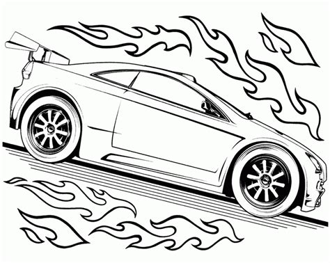 Hot Wheels Car Drawing at GetDrawings | Free download