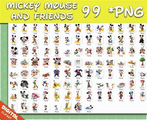 Mickey Mouse MINNIE MOUSE Clipart 99 PNG 300dpi Images | Etsy | Minnie mouse clipart, Disney ...