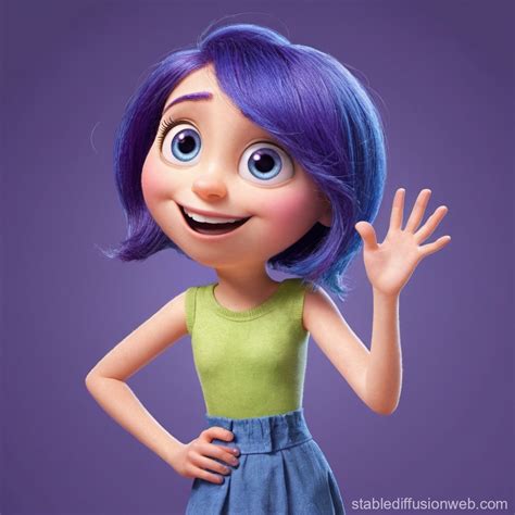 create a new character for the movie inside out in a fun pixar style ...