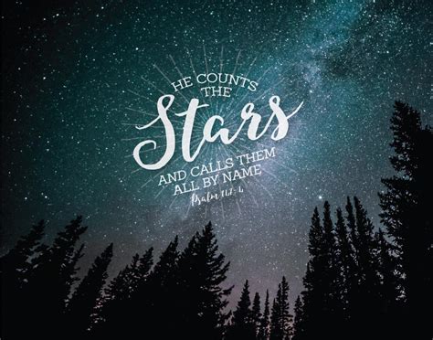 He counts the stars – Psalm 147:4 – Seeds of Faith