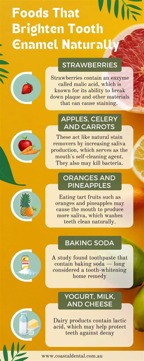 PPT - Foods That Brighten Tooth Enamel Naturally PowerPoint ...