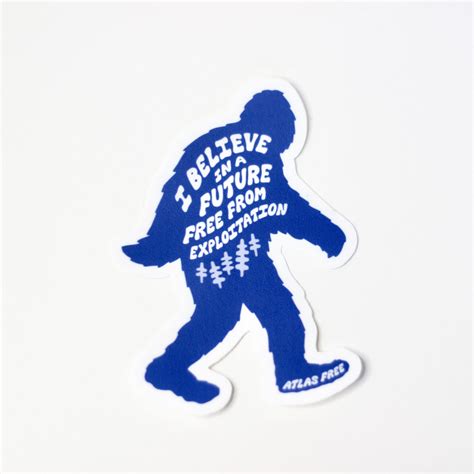 Bigfoot Sticker - Atlas Free Shop