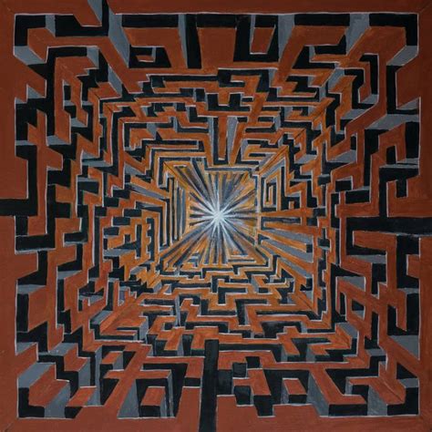 Bakos ART labyrinth Painting by Bakos Tamas | Saatchi Art