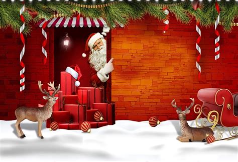 PicZene - Digital Santa Background