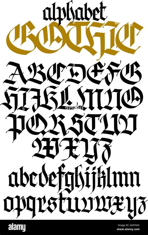 Calligraphy Capital Letters Gothic