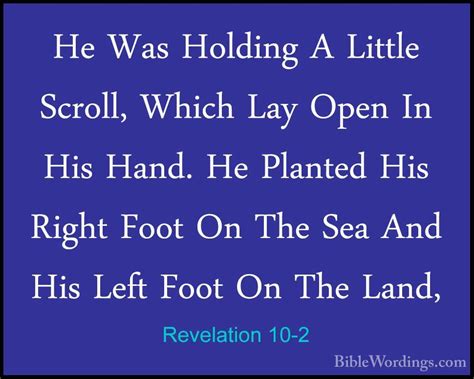 Revelation 10 - Holy Bible English - BibleWordings.com