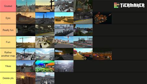 Phantom Forces Maps Tier List (Community Rankings) - TierMaker