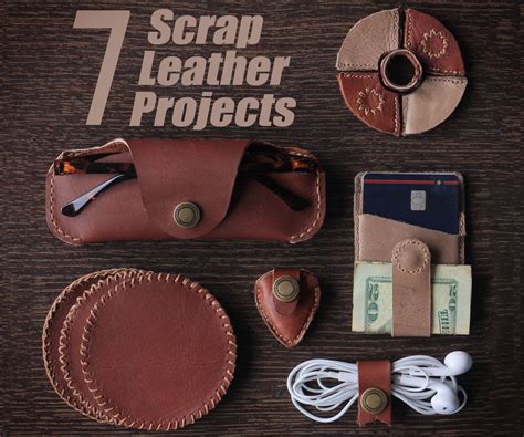 7 Scrap Leather Projects | Diy leather gifts, Diy leather working ...