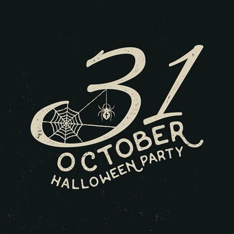 31 october Halloween party concept. 15421613 Vector Art at Vecteezy