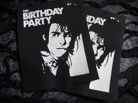 Nick Cave The Birthday Party Screen print Sew-on Patch Post | Etsy