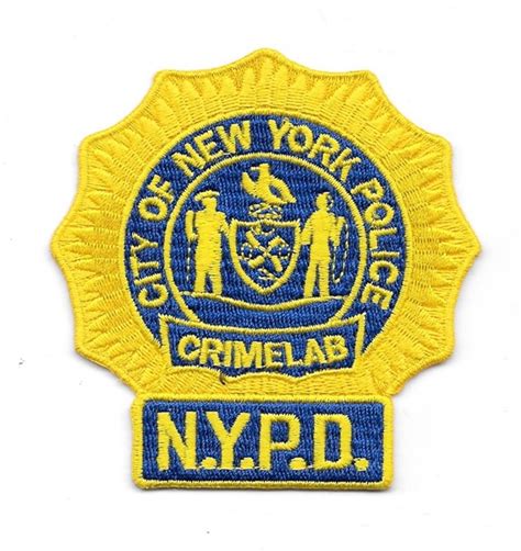 CSI: New York TV Series Police Logo Embroidered Patch | Starbase Atlanta