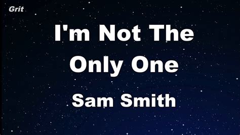 I'm Not The Only One - Sam Smith Karaoke 【No Guide Melody】 Instrumental - YouTube