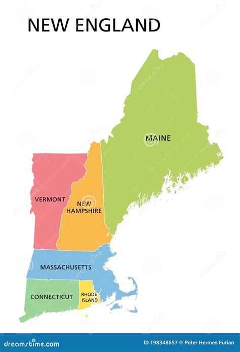 Printable Map Of New England States