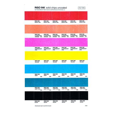 RISO Color Swatches - Risograph Art Print | Risograph, Risograph design ...