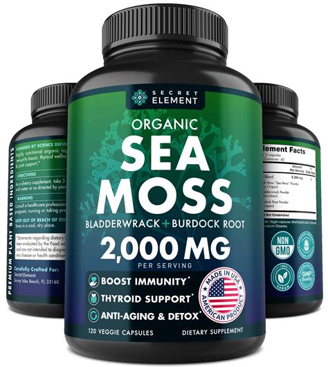 Buy Sea Moss s - Burdock Root, Irish Moss and Bladderwrack s for Immune System, Gut, Skin ...