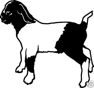 Boer Goat Outline | Free download on ClipArtMag