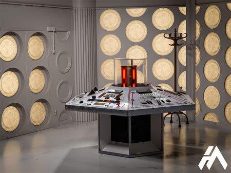 ArtStation - TARDIS INTERIOR - 4th DOCTOR CONSOLE ROOM