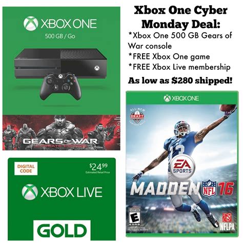 Xbox One Cyber Monday Deal