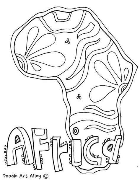 The best free Africa coloring page images. Download from 201 free ...