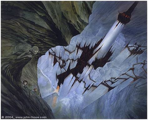 The Endless Stair by John Howe (concept for The LotR movie) | Tolkien artwork, Middle earth art ...