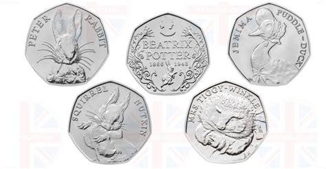 Beatrix Potter 50p Coins Mintage Figures- Which Ones Are Rare Coins?